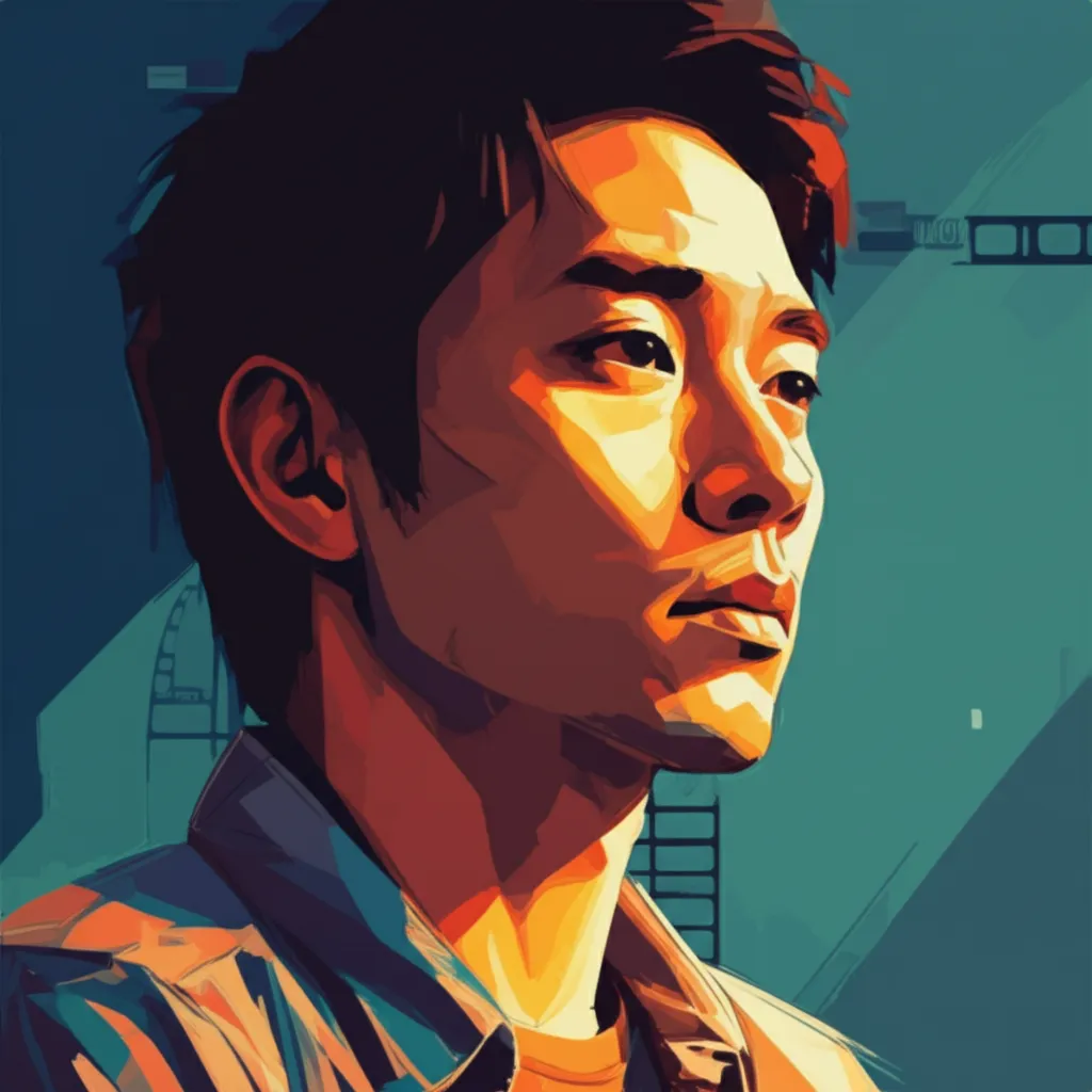 Artistic portrait of George Huang