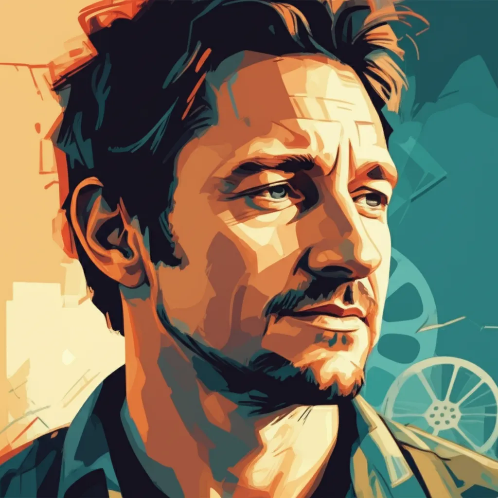 Artistic portrait of Dax Shepard