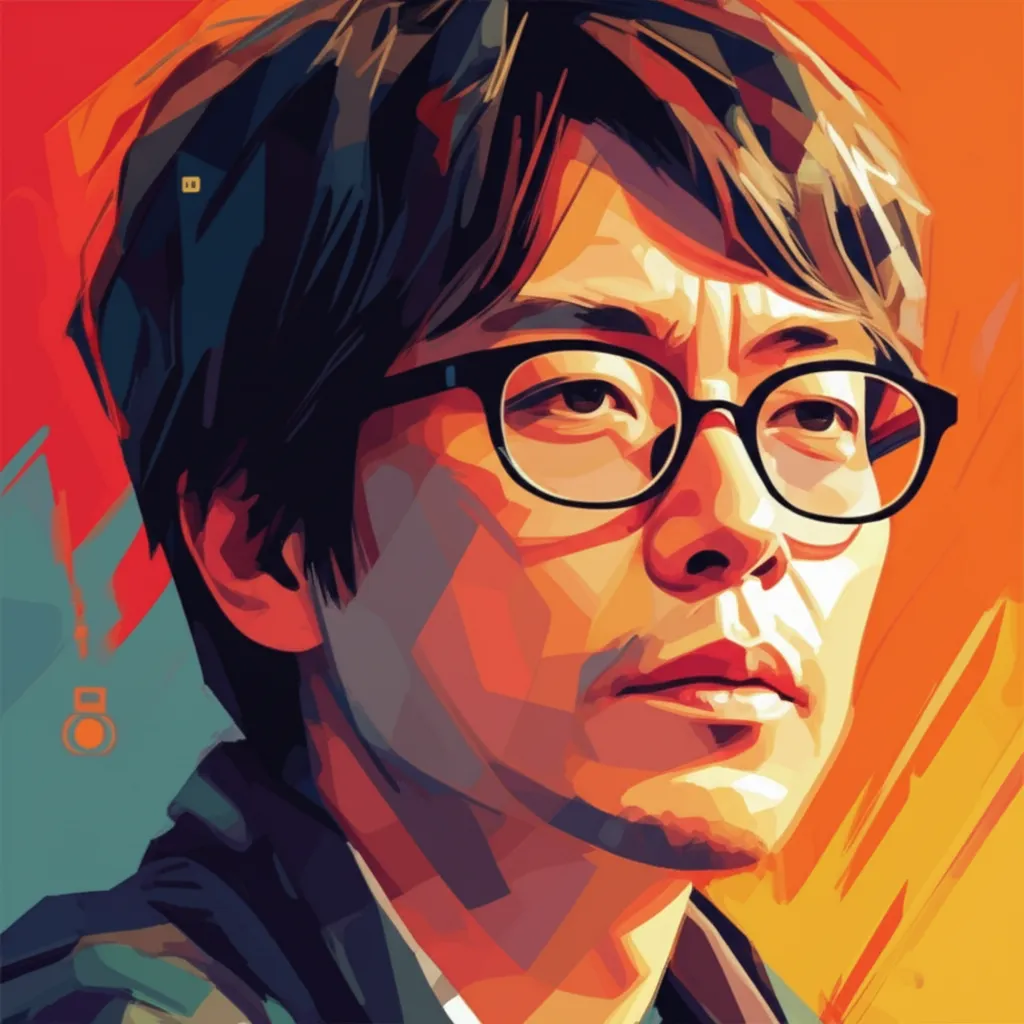 Artistic portrait of Tomoyuki Itamura