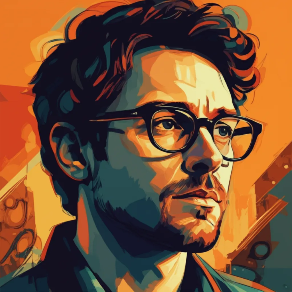 Artistic portrait of Gareth Edwards