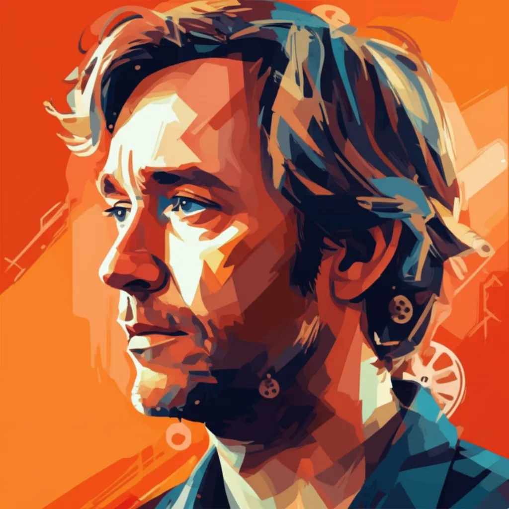 Artistic portrait of Dean DeBlois
