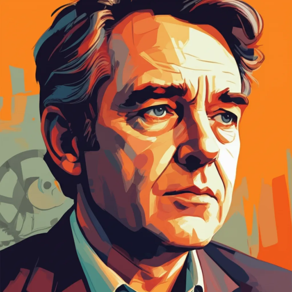 Artistic portrait of John Simpson