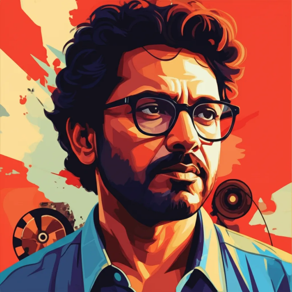 Artistic portrait of Shanker Raman