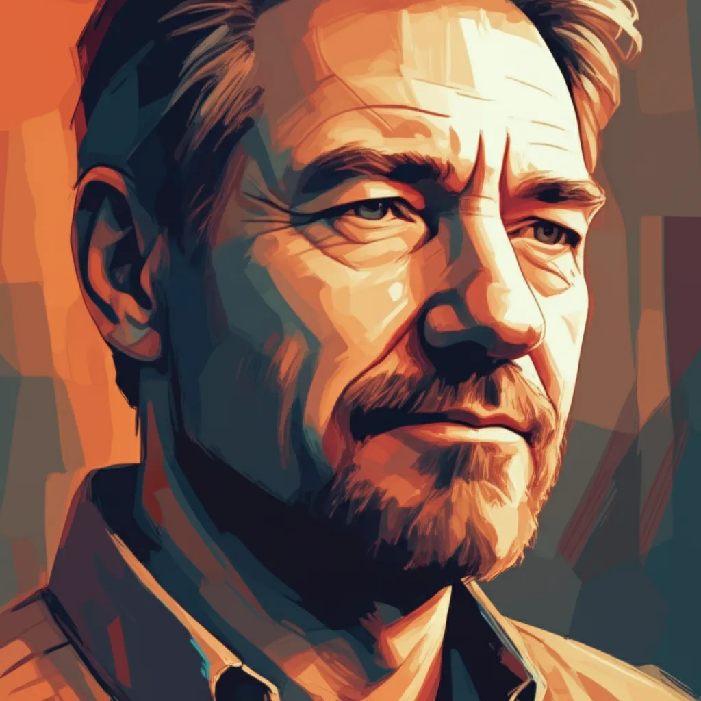 Artistic portrait of Jonathan Frakes