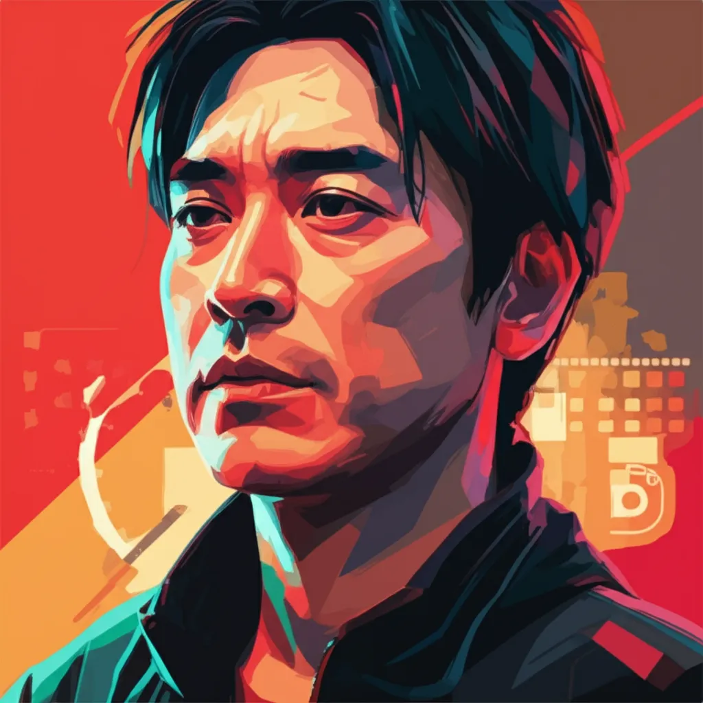 Artistic portrait of Masaharu Tomoda