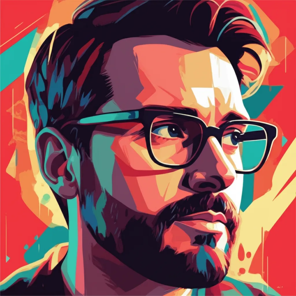 Artistic portrait of Josh Ruben