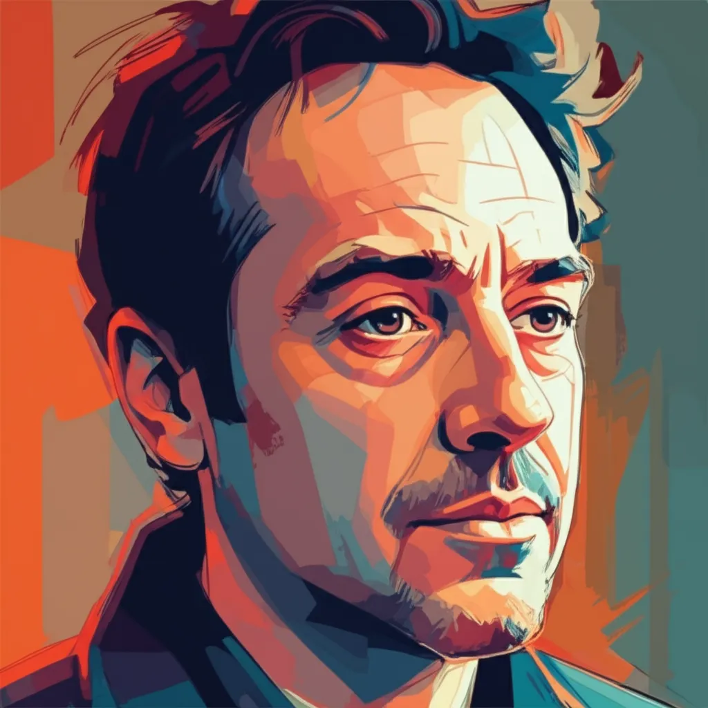 Artistic portrait of Peter Lepeniotis