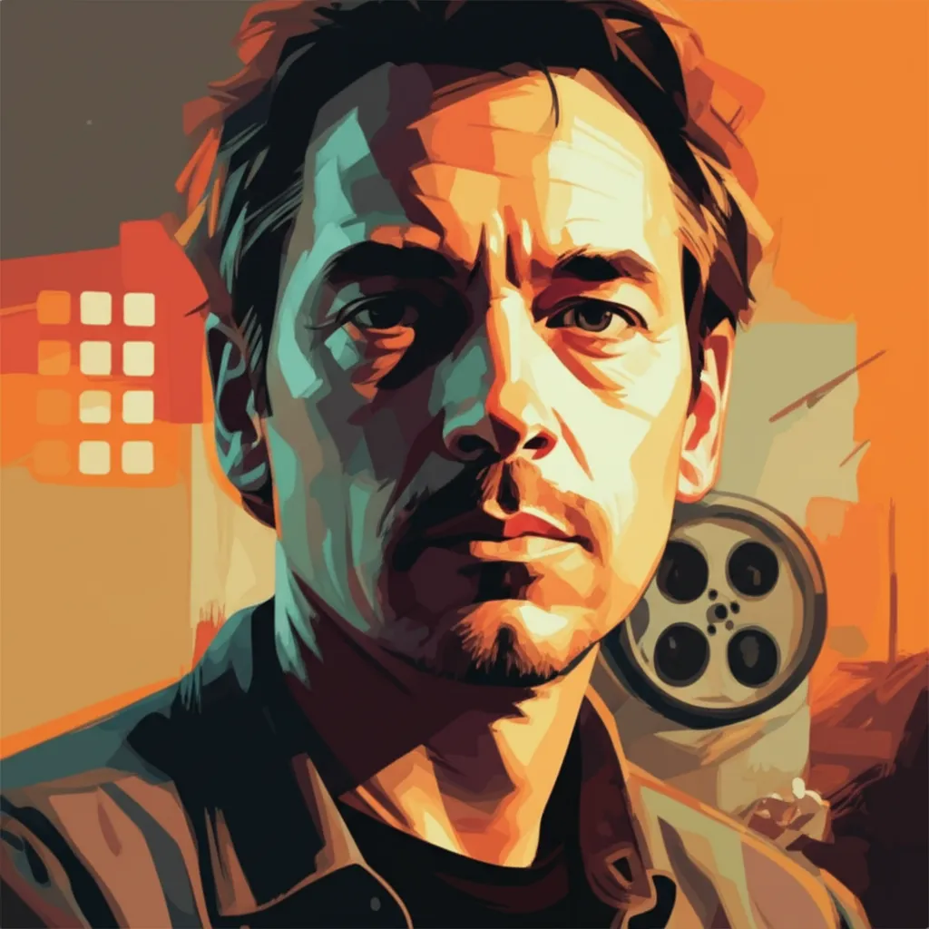 Artistic portrait of Marcel Langenegger