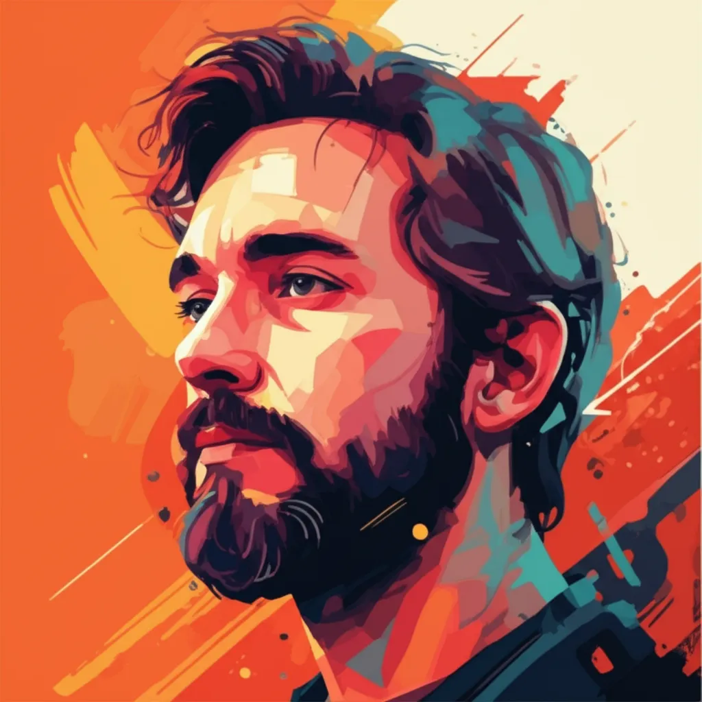Artistic portrait of Jake Castorena