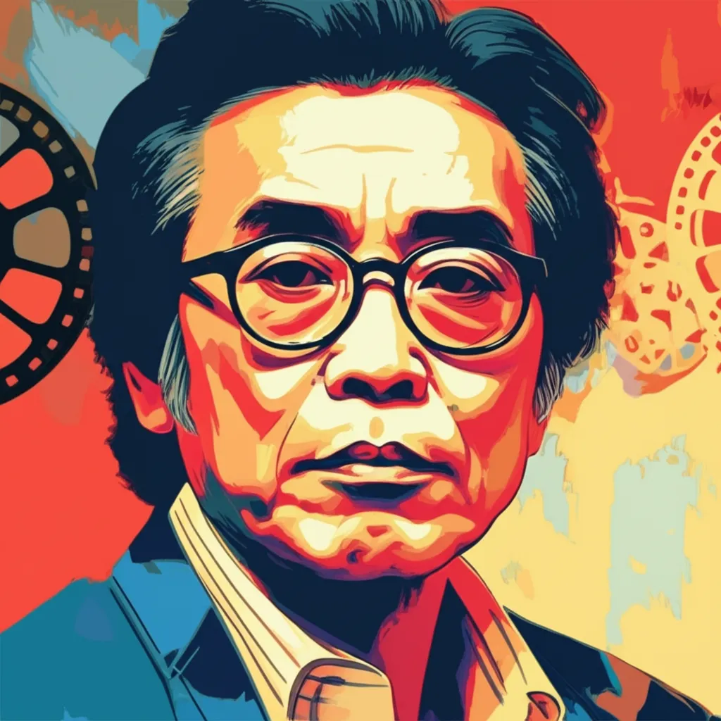Artistic portrait of Jûzô Itami