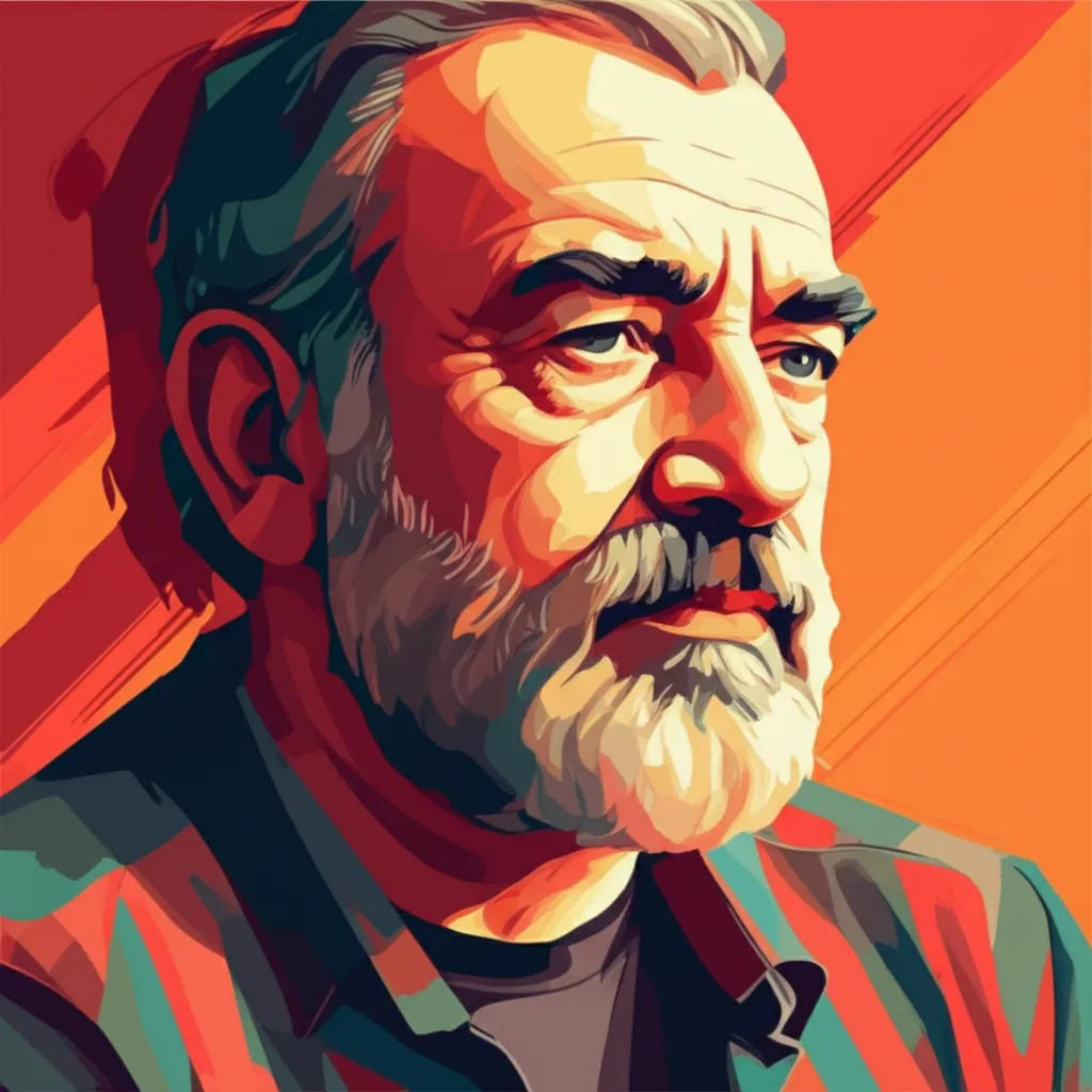 Artistic portrait of Dervis Zaim