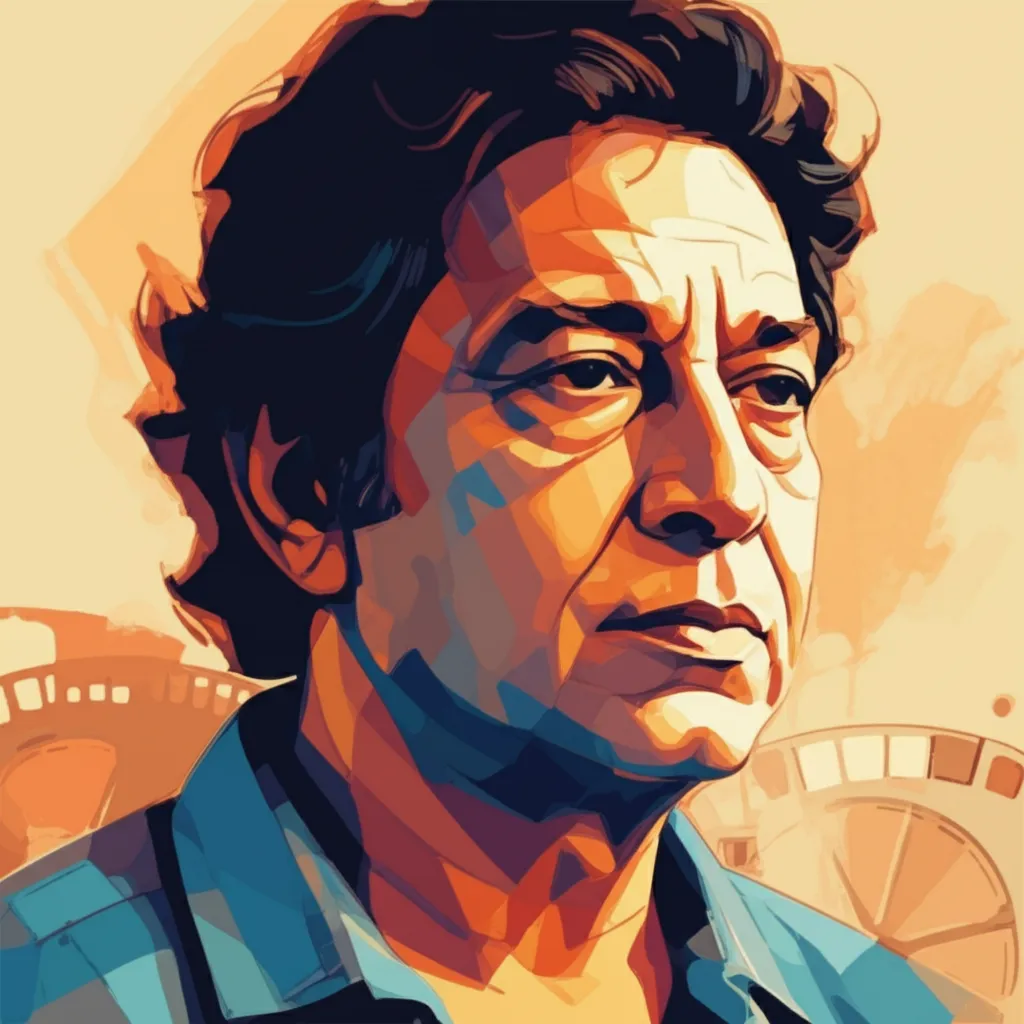 Artistic portrait of Ketan Mehta