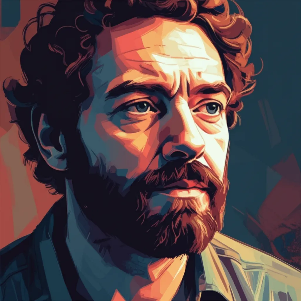 Artistic portrait of Alberto Rodríguez
