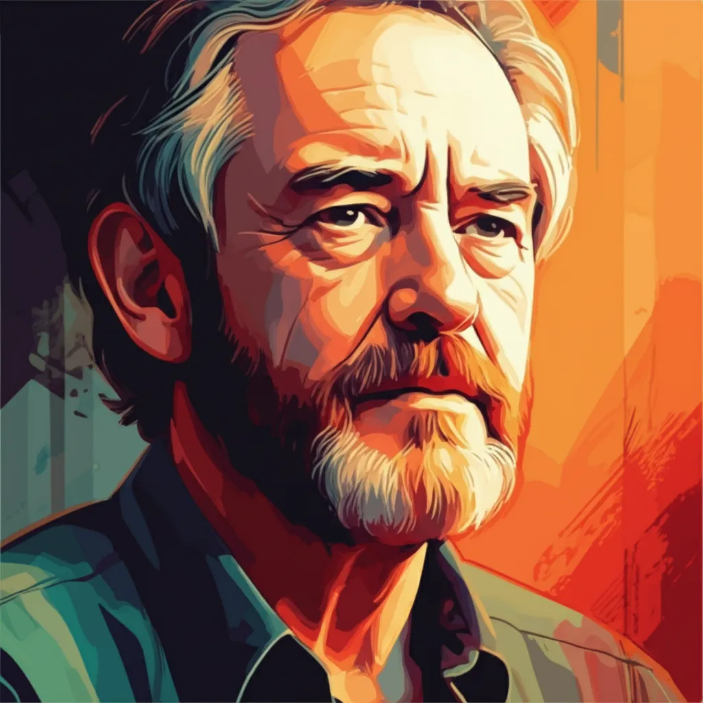 Artistic portrait of Geoff Murphy