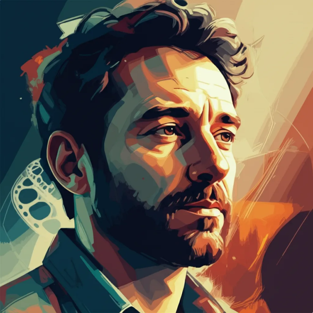 Artistic portrait of Jay Russell