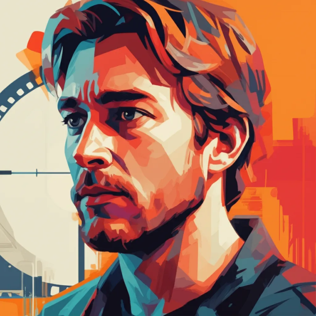 Artistic portrait of Robert Olsen