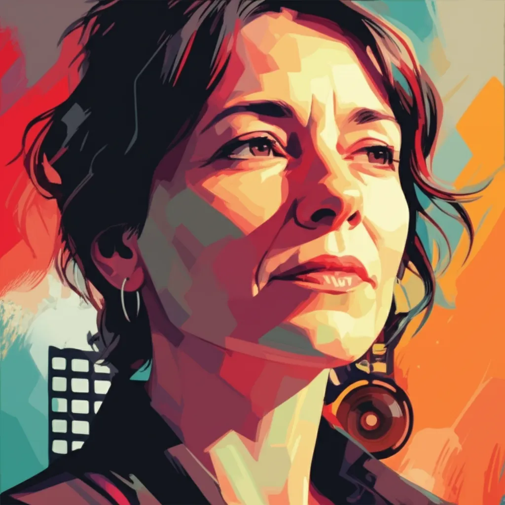 Artistic portrait of Shari Springer Berman
