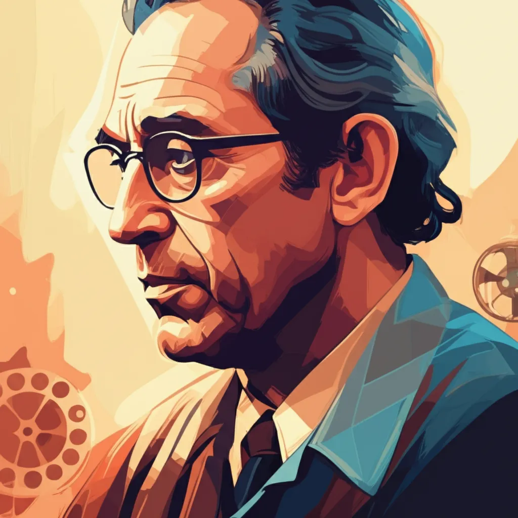 Artistic portrait of Marcel Camus