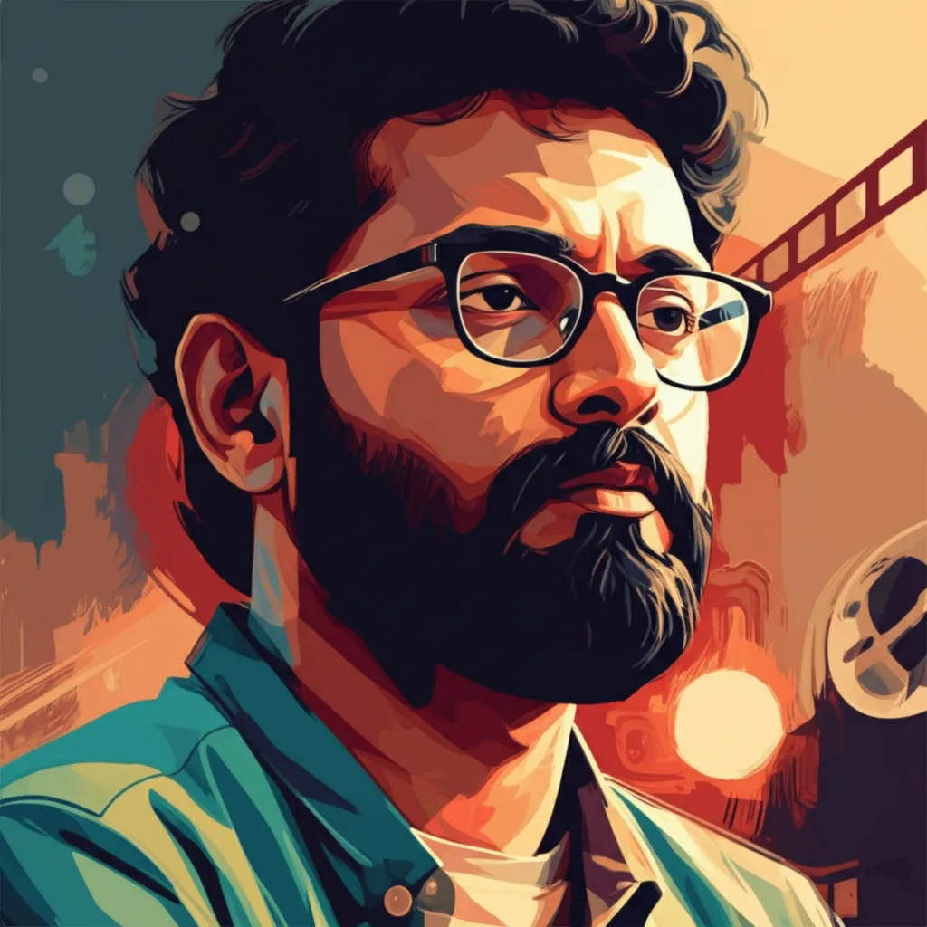 Artistic portrait of Mathukutty Xavier