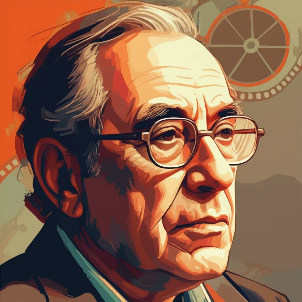 Artistic portrait of Luis Puenzo