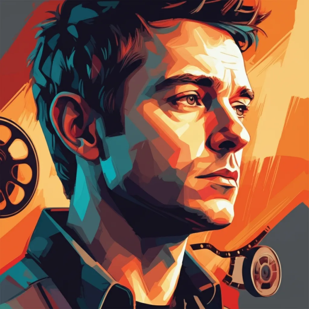 Artistic portrait of Duncan Jones