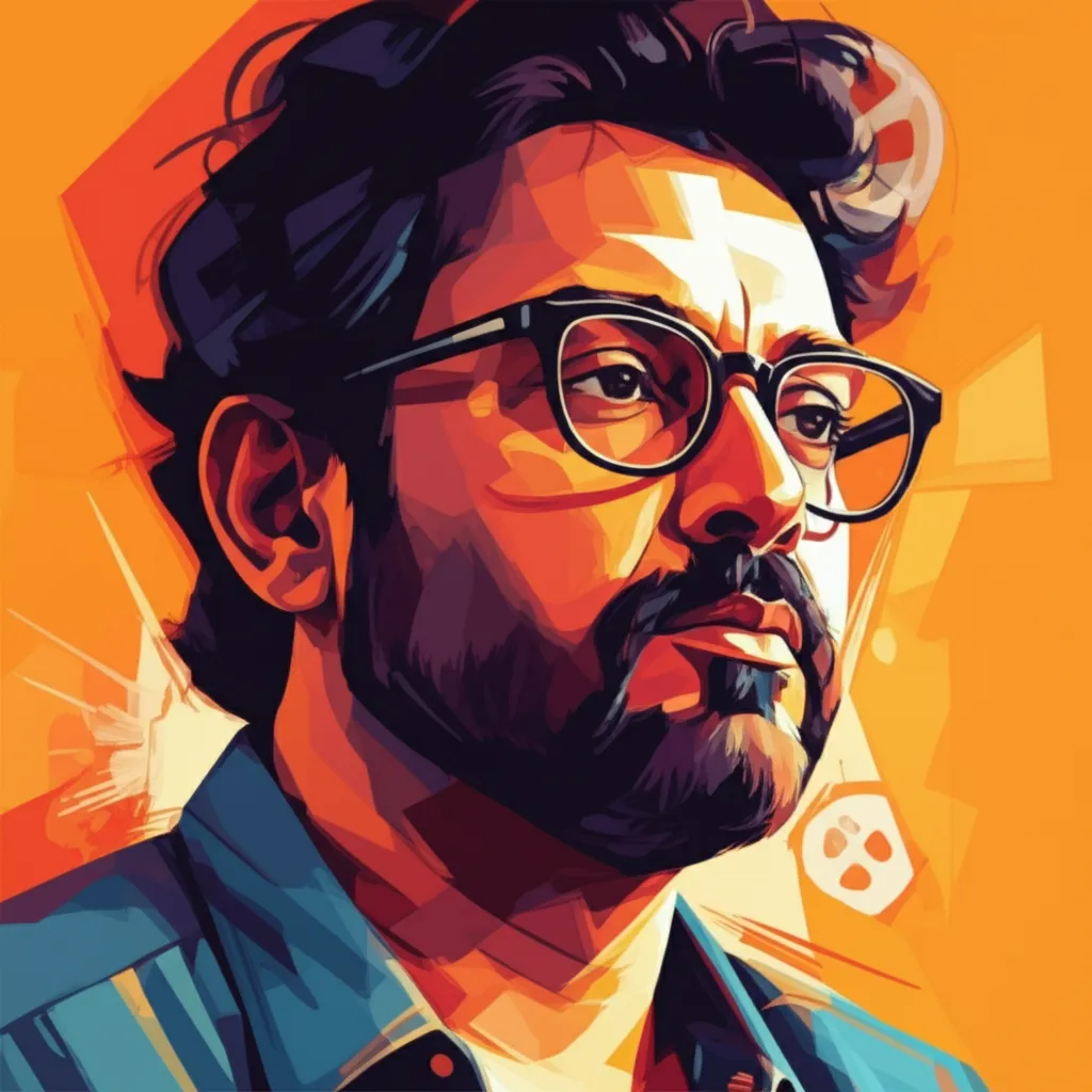 Artistic portrait of Mukesh Chhabra