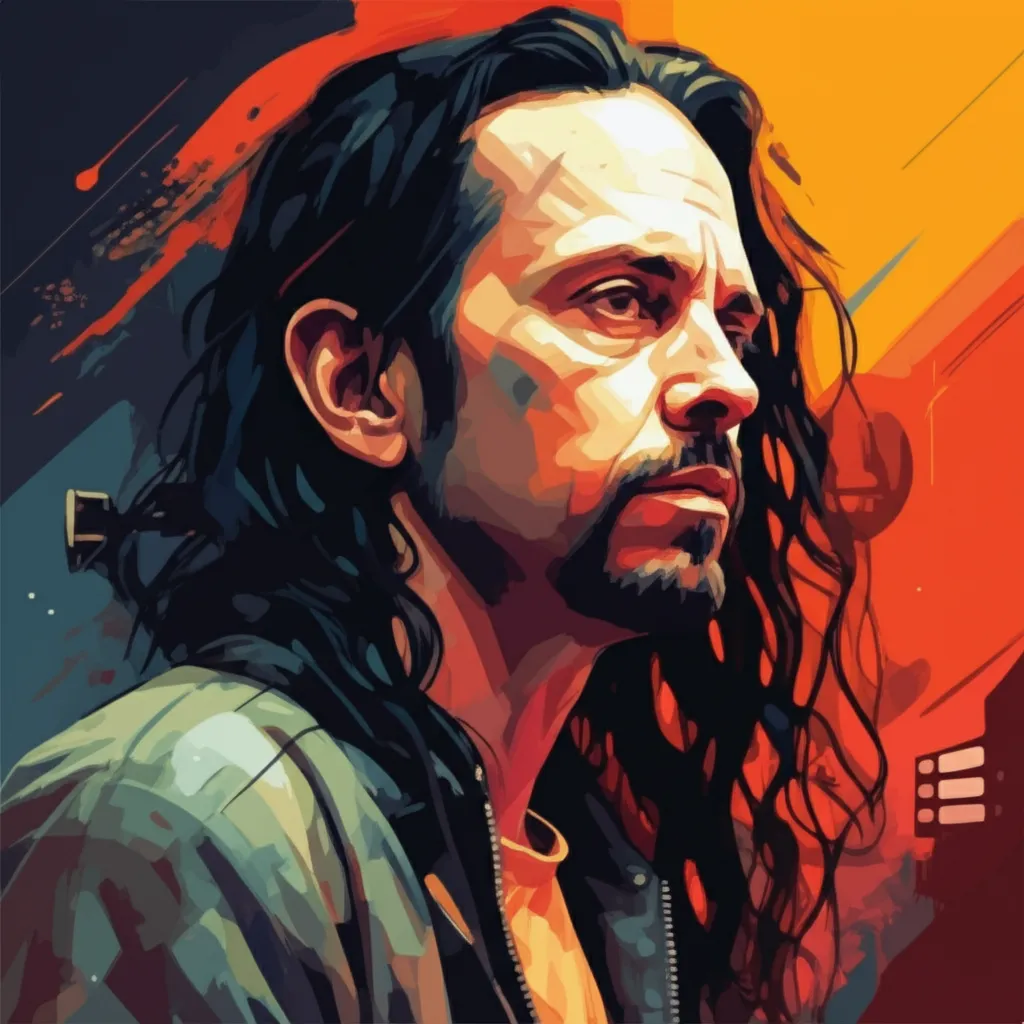 Artistic portrait of Rob Zombie
