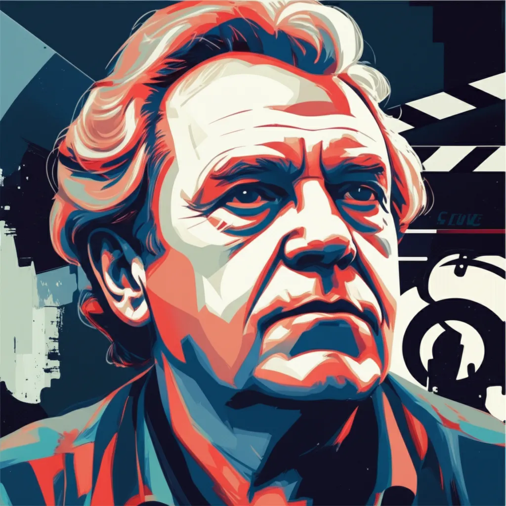 Artistic portrait of Alan Parker