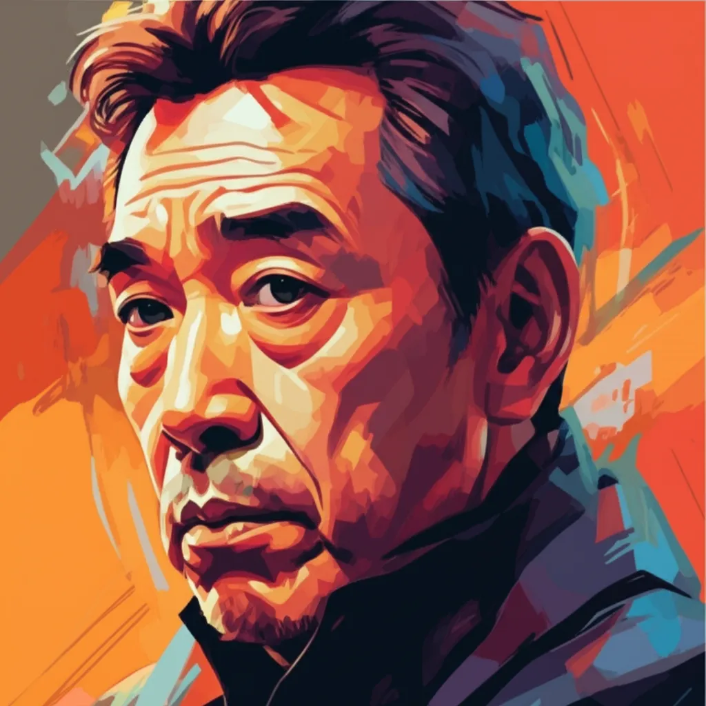 Artistic portrait of Shigeyasu Yamauchi