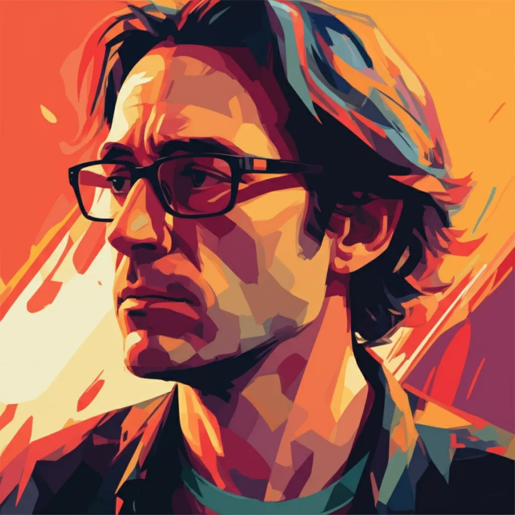 Artistic portrait of Rémy Belvaux