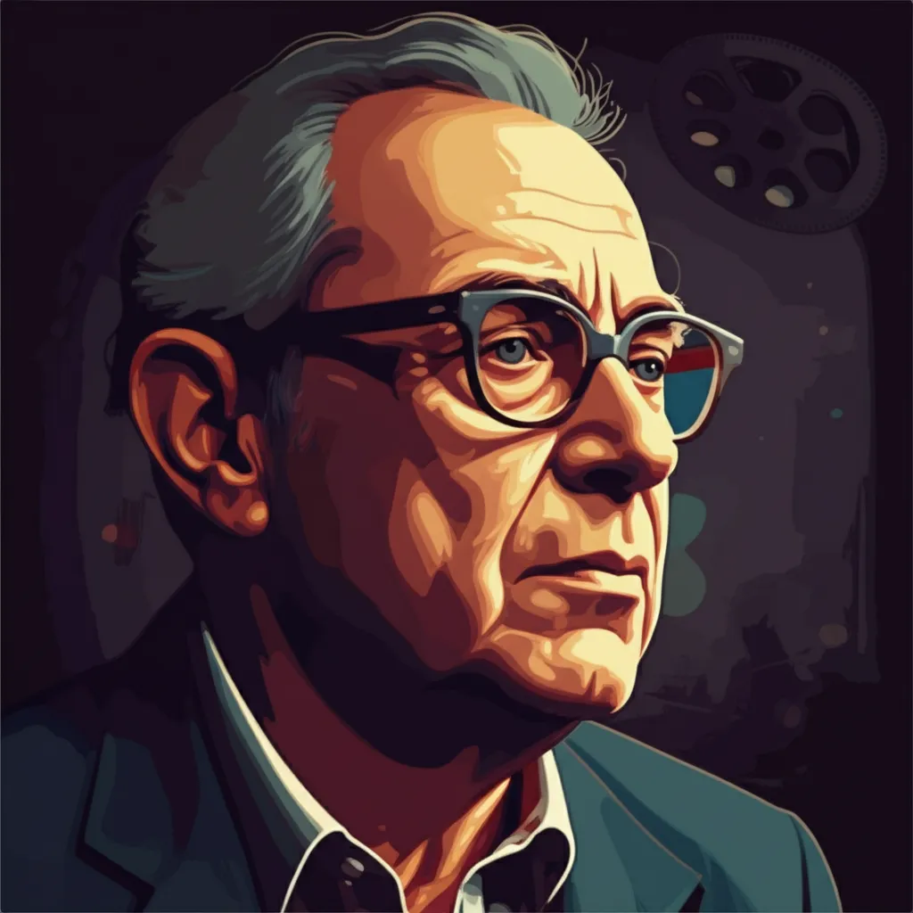 Artistic portrait of René Laloux