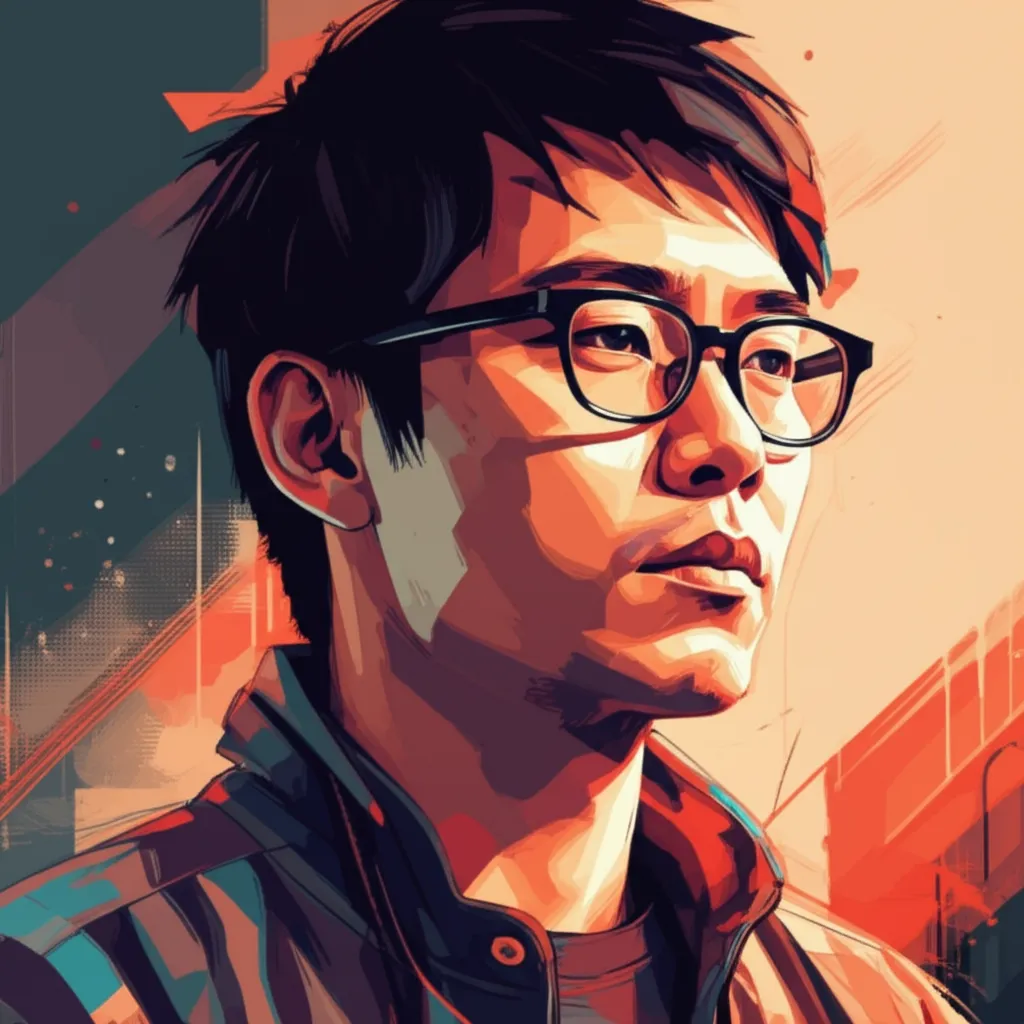 Artistic portrait of Kevin Ko
