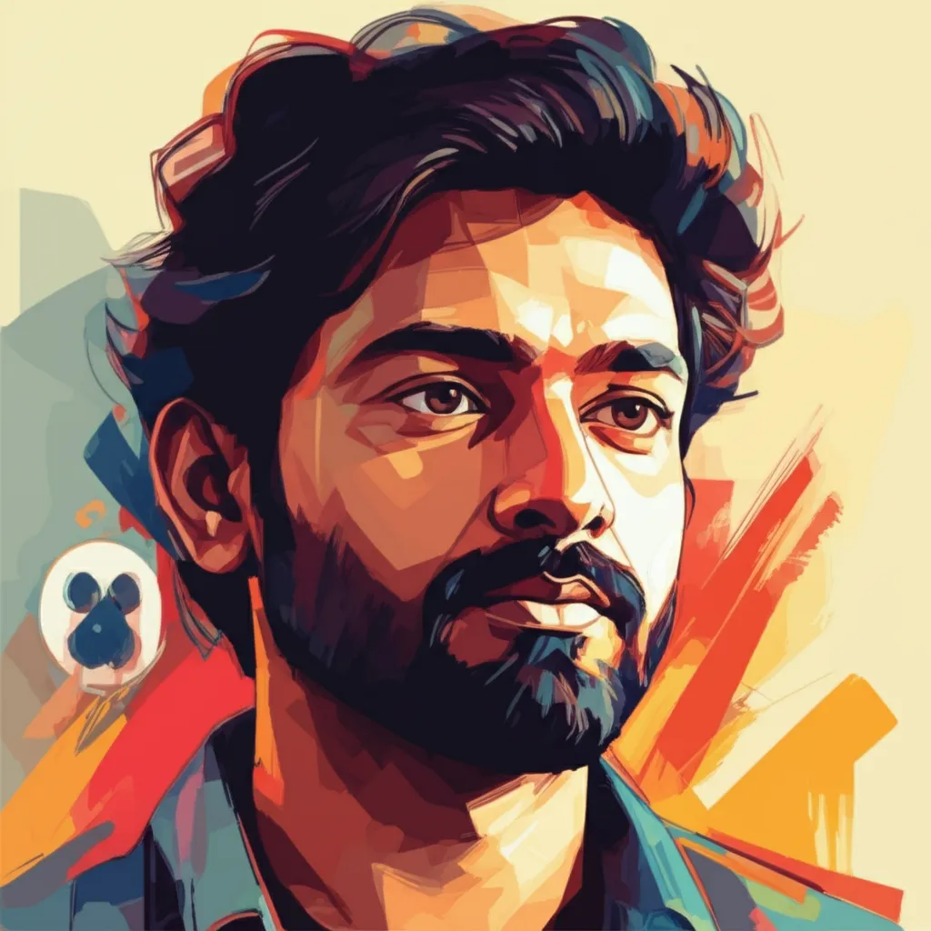 Artistic portrait of Shivu Hiremath