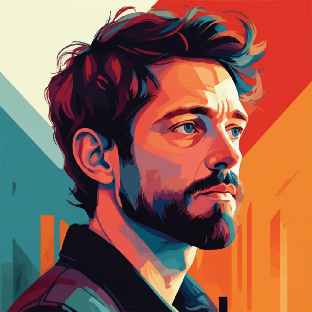 Artistic portrait of David Bruckner