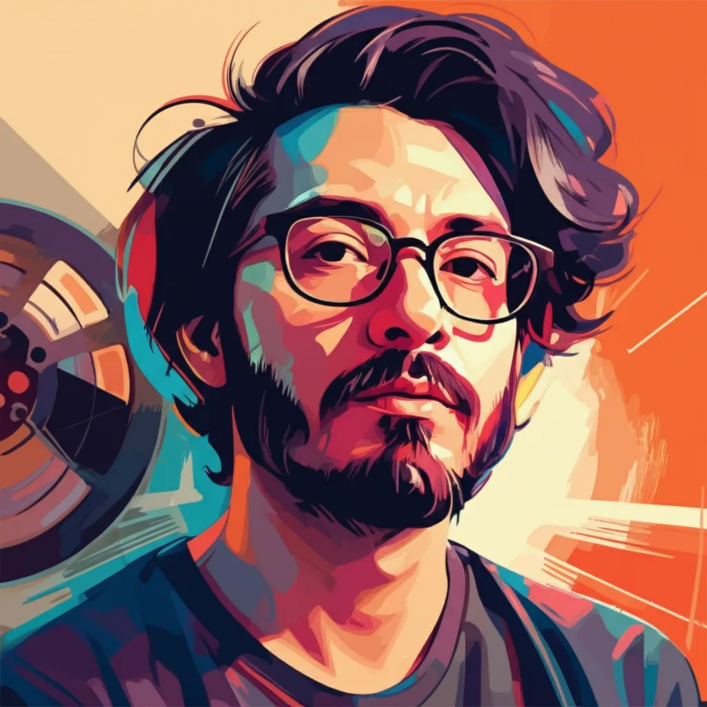 Artistic portrait of Rob Jabbaz