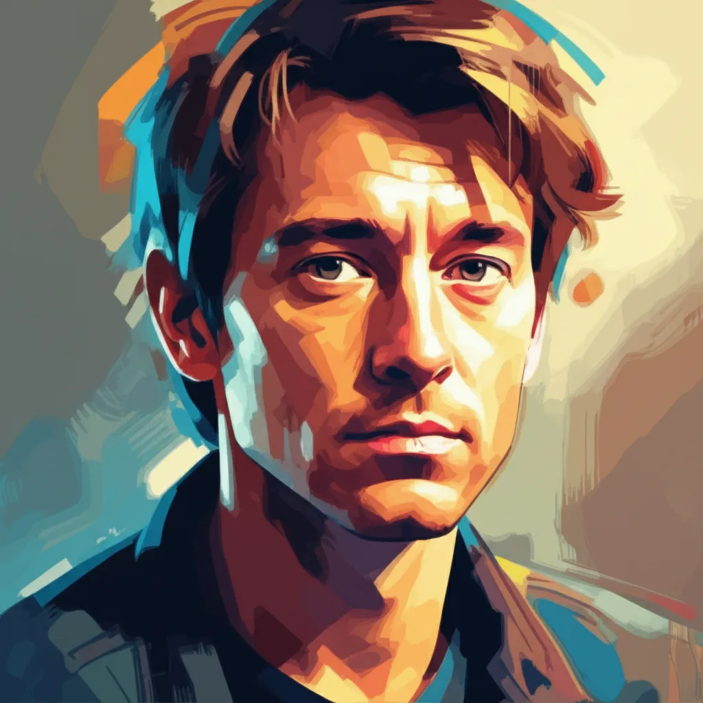 Artistic portrait of Matthias Hoene