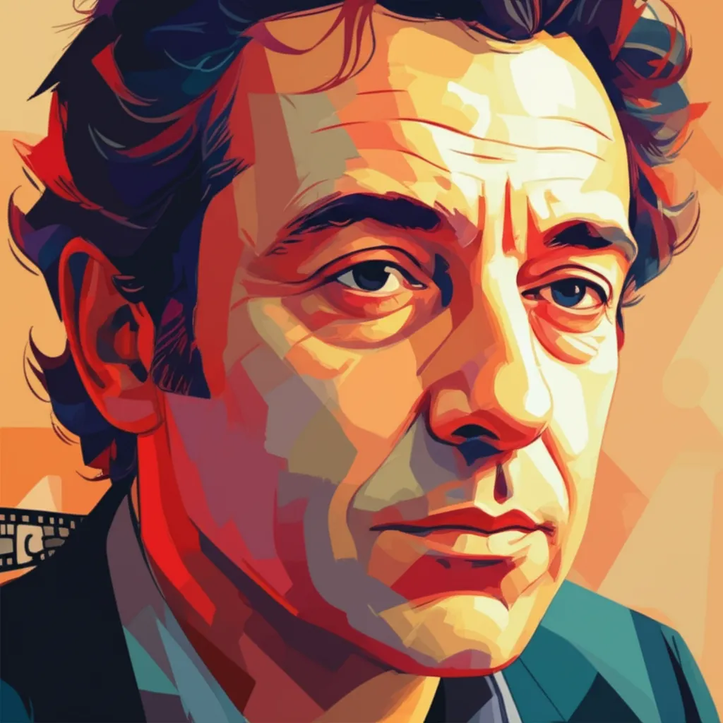 Artistic portrait of Yvan Attal