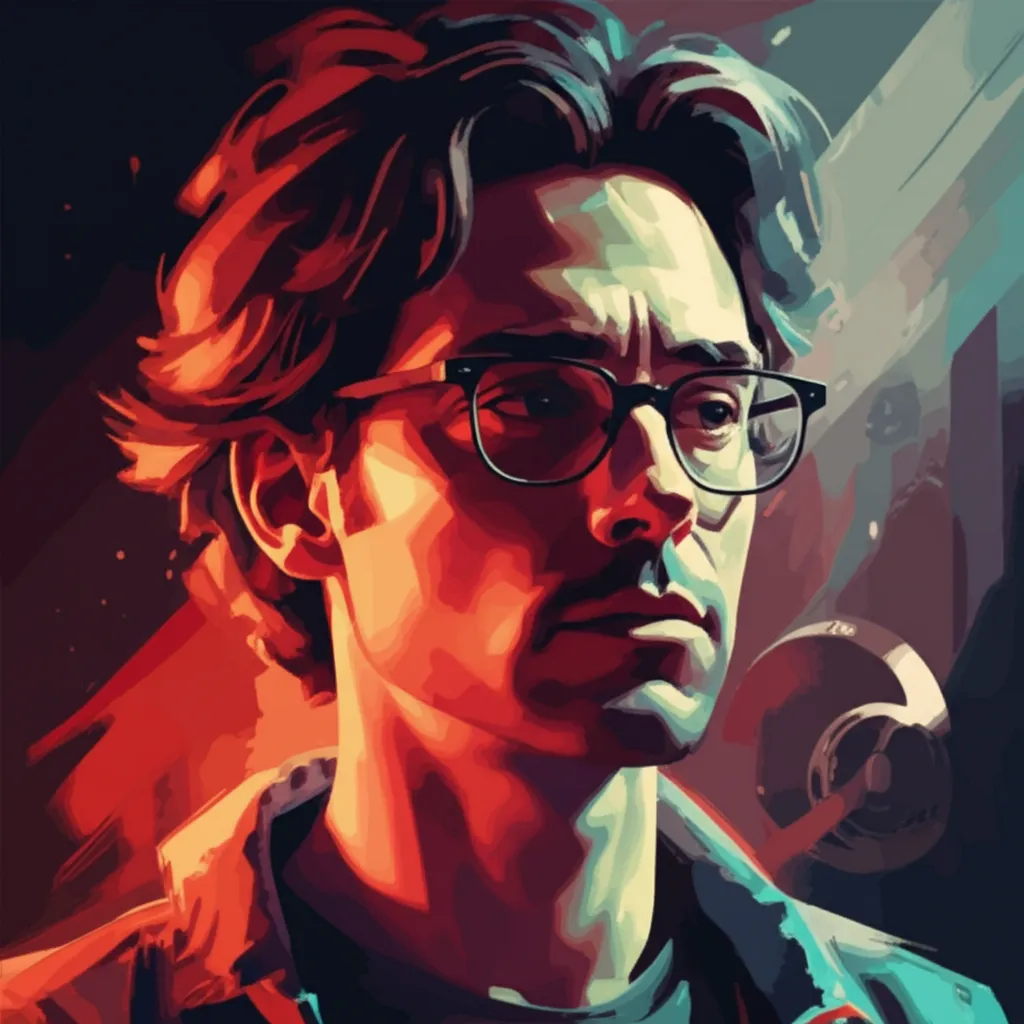 Artistic portrait of Guillaume Pierret