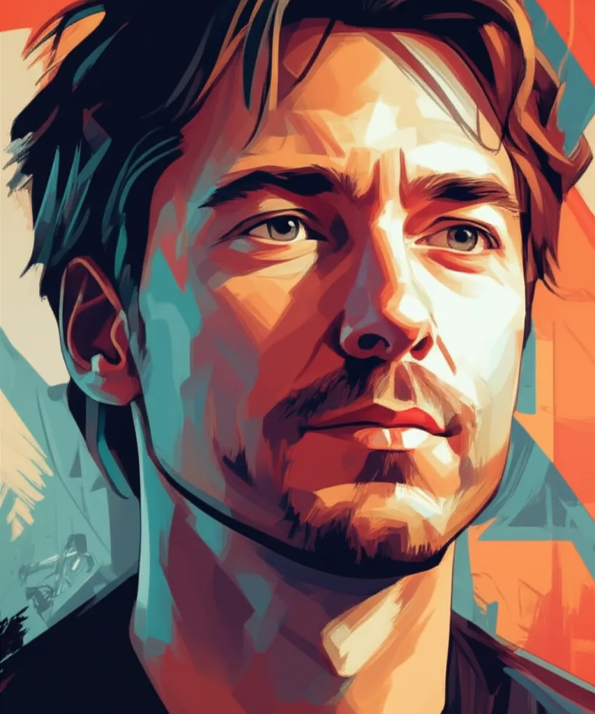 Artistic portrait of Rob Schmidt