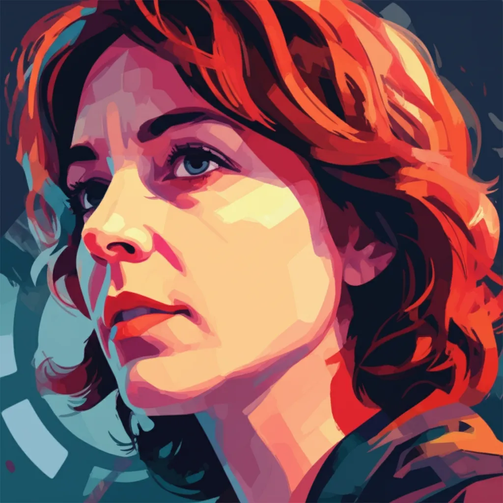 Artistic portrait of Mary Lambert