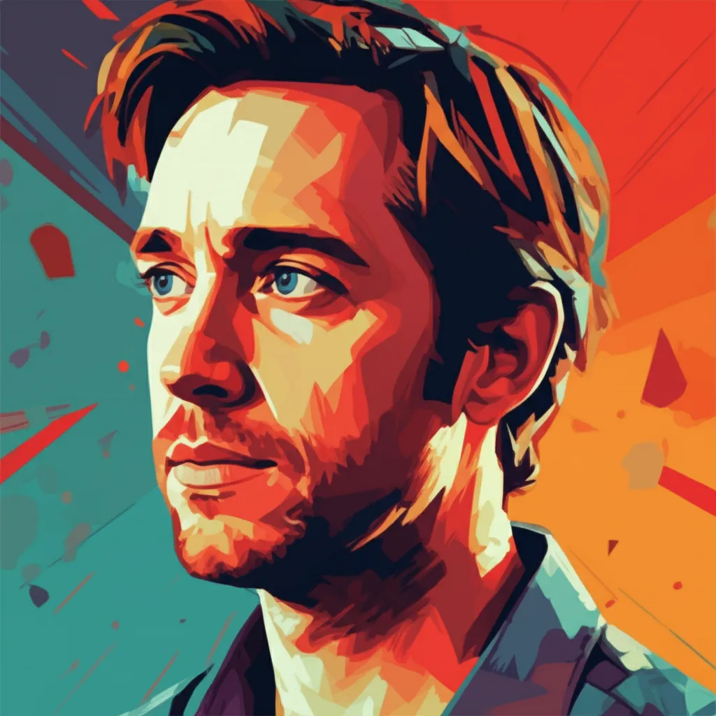 Artistic portrait of Jon Lucas