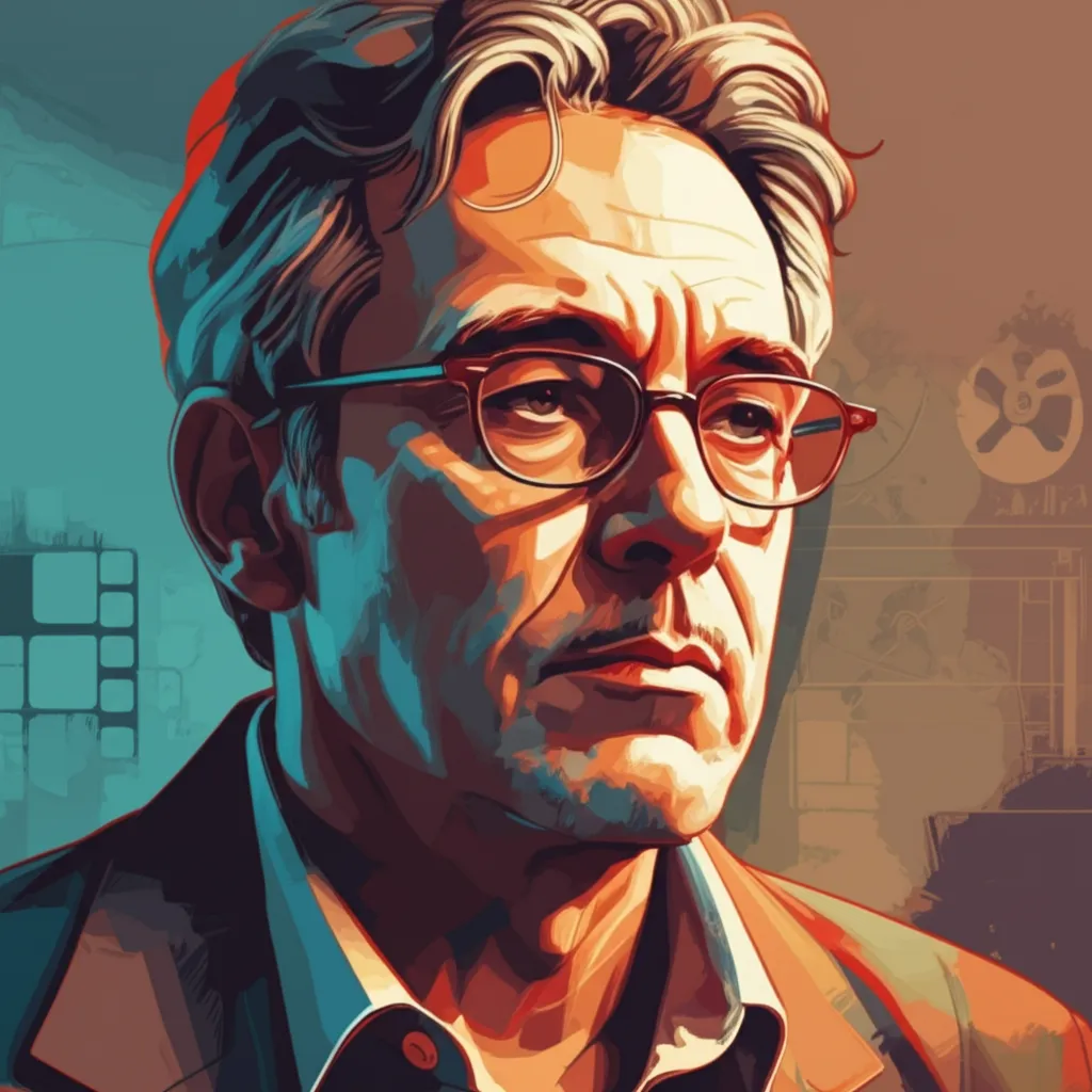 Artistic portrait of Robert Allen