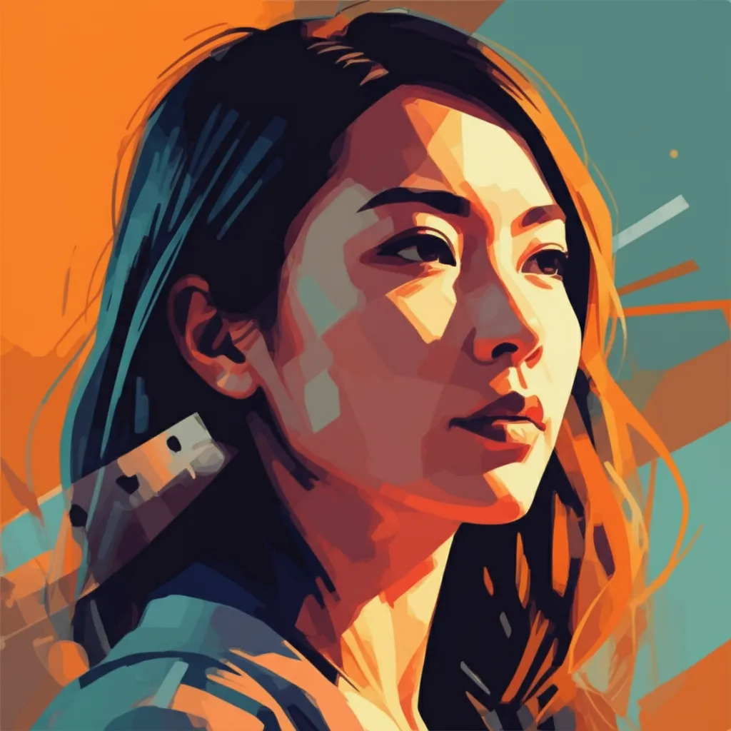 Artistic portrait of Laura Lau