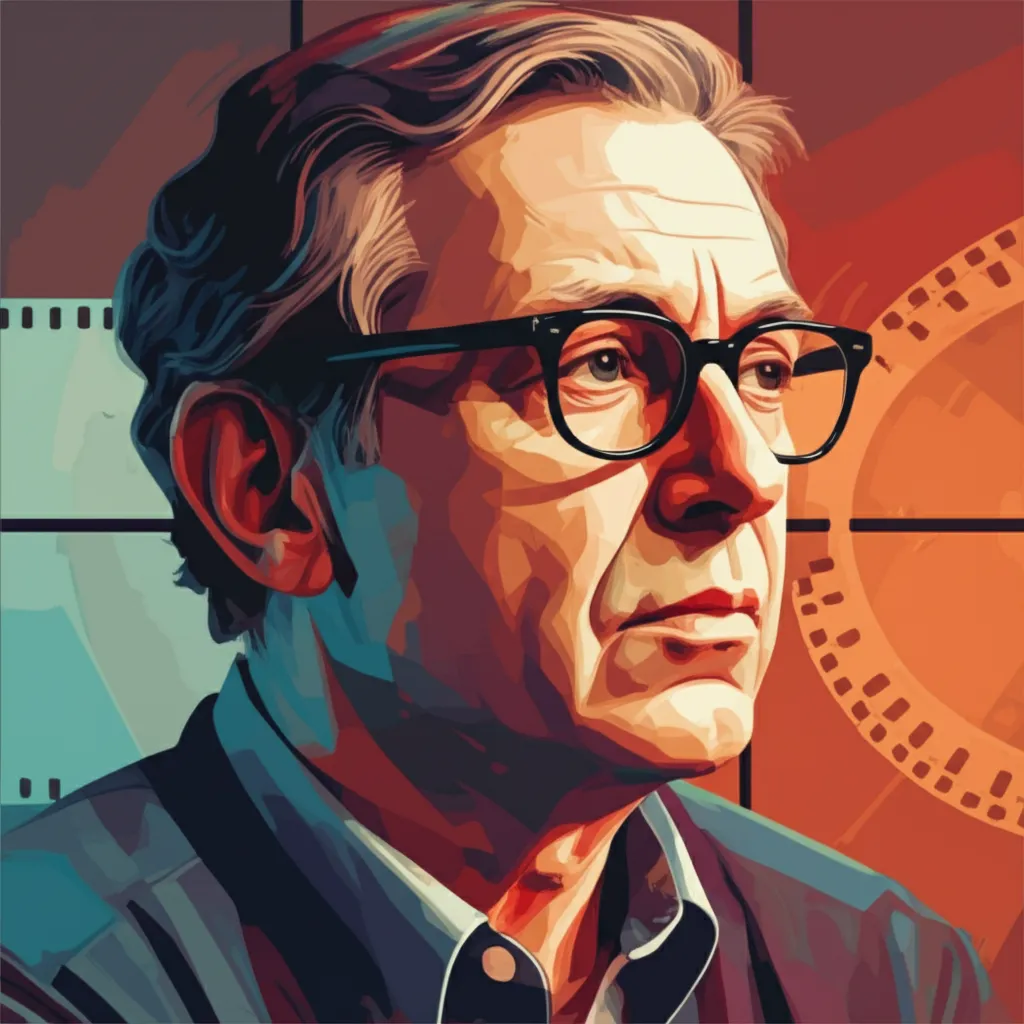 Artistic portrait of Jonathan Lynn