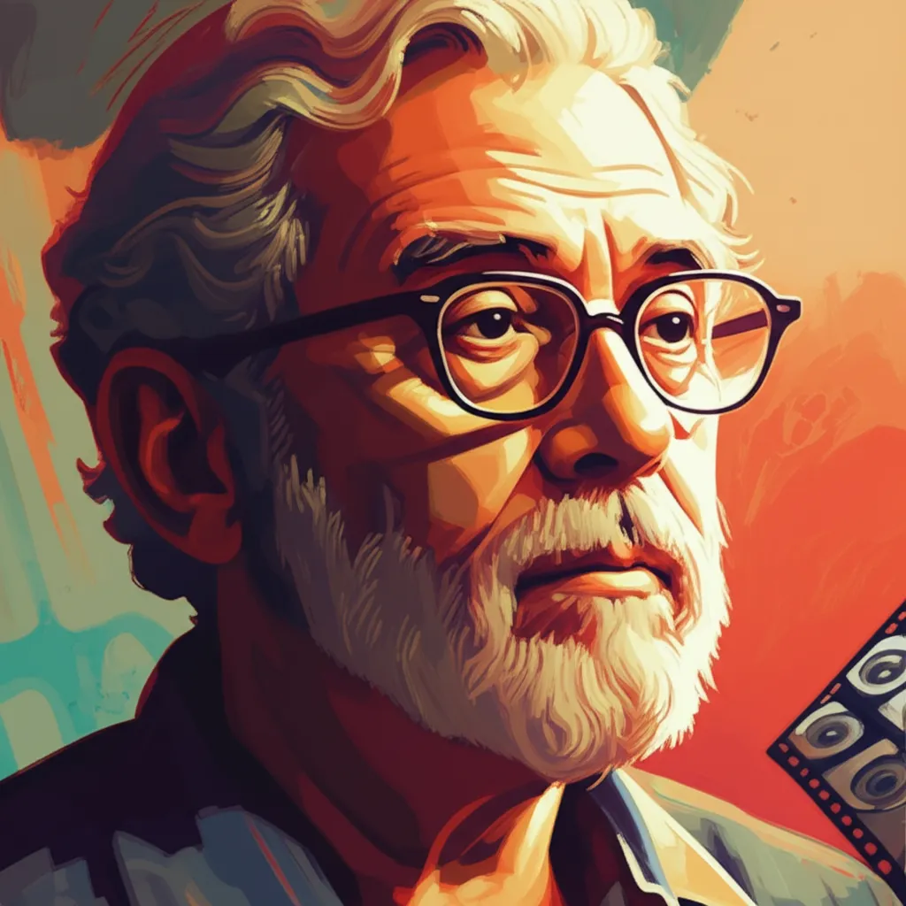 Artistic portrait of Ralph Bakshi