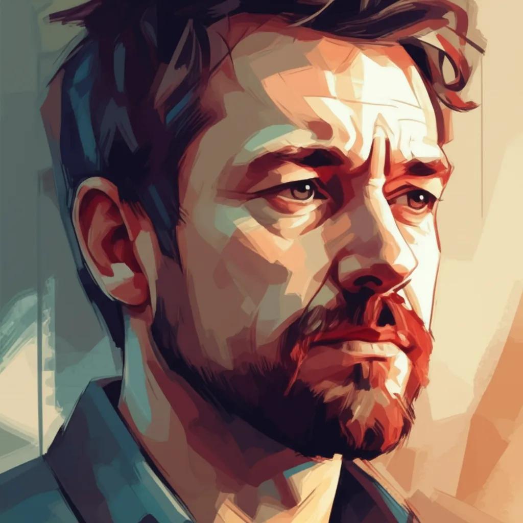 Artistic portrait of Baltasar Kormákur