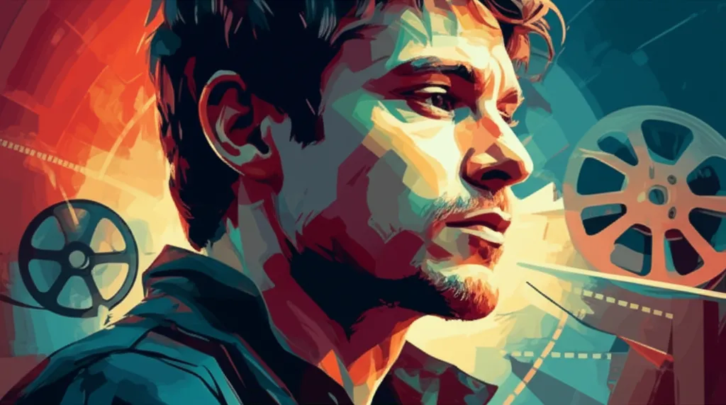 Artistic portrait of James Cox
