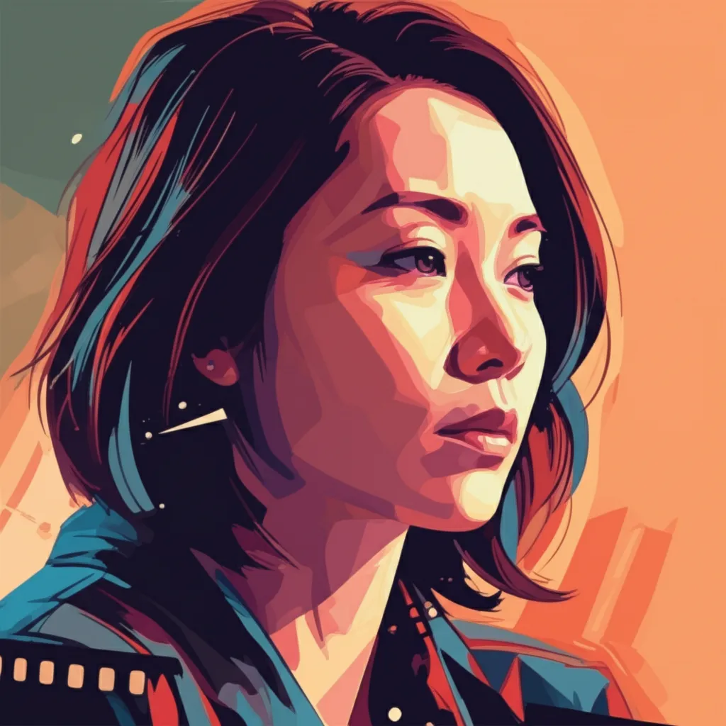Artistic portrait of Alice Wu