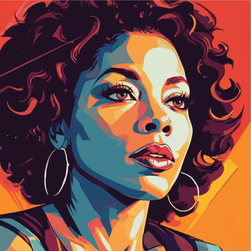 Artistic portrait of Darnell Martin