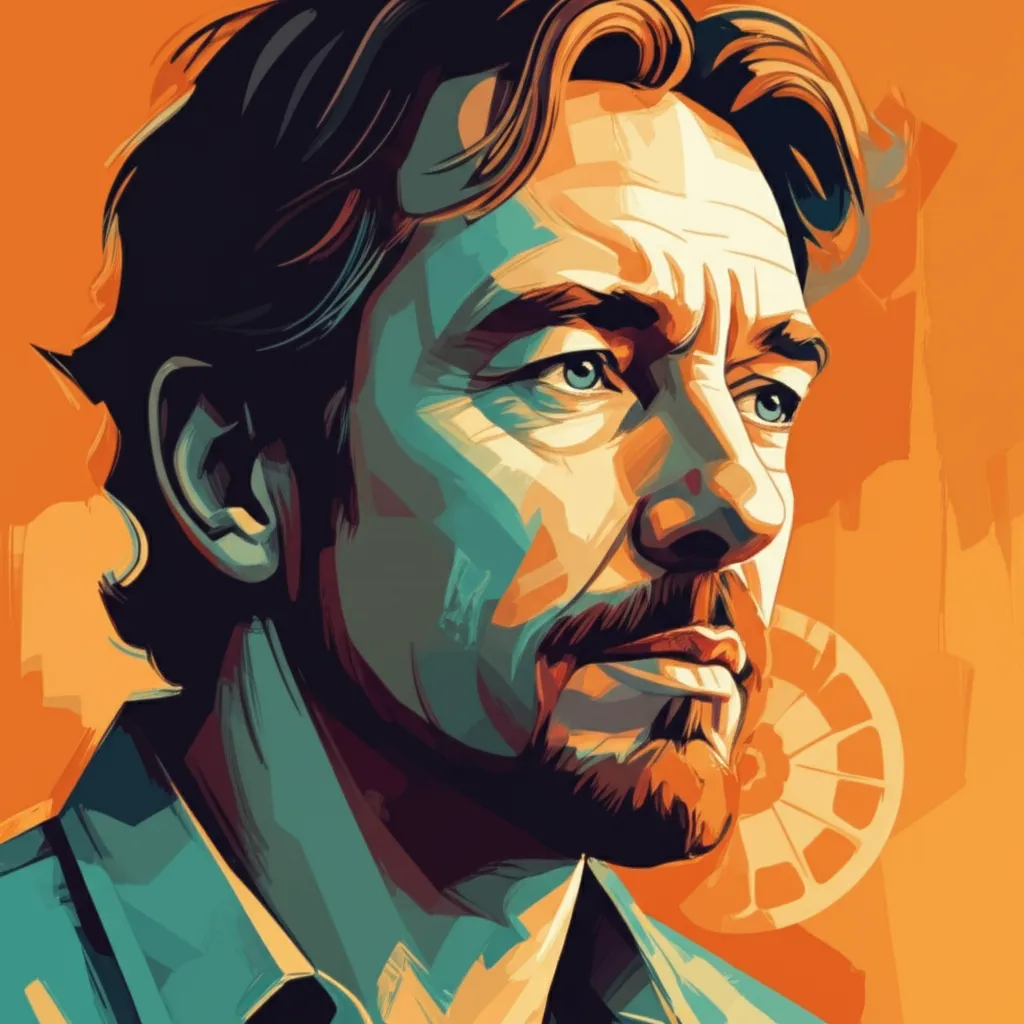 Artistic portrait of Doug Lefler